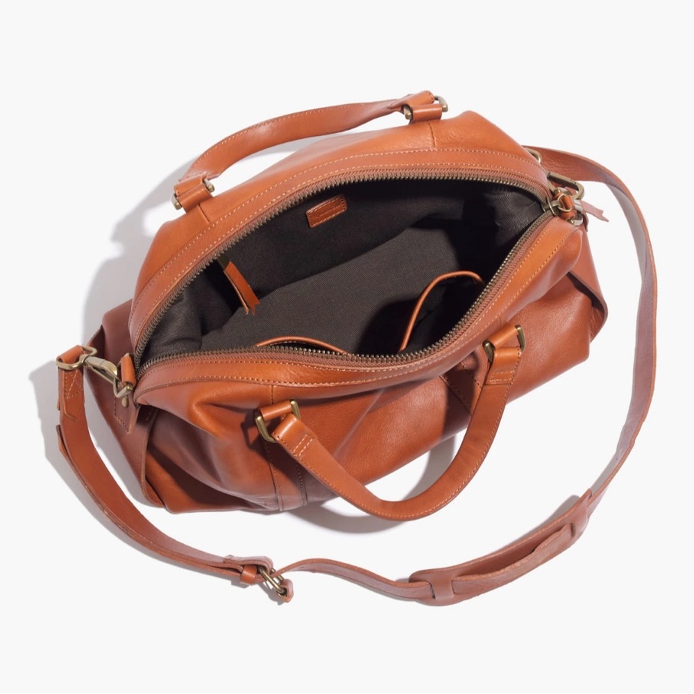 🤎 MADEWELL TAN LEATHER GLASGOW SATCHEL! - Picture 14 of 16